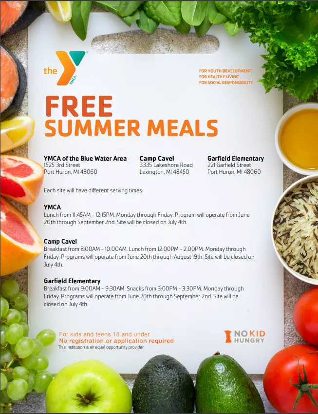 Summer Meal Details